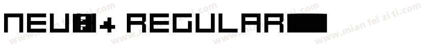 NEU-H4 Regular字体转换